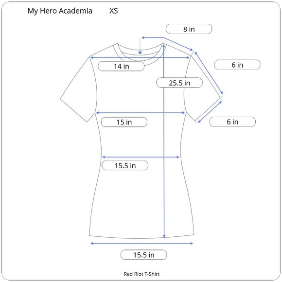 My Hero Academia Red Riot Graphic T-Shirt - Picture 4 of 4